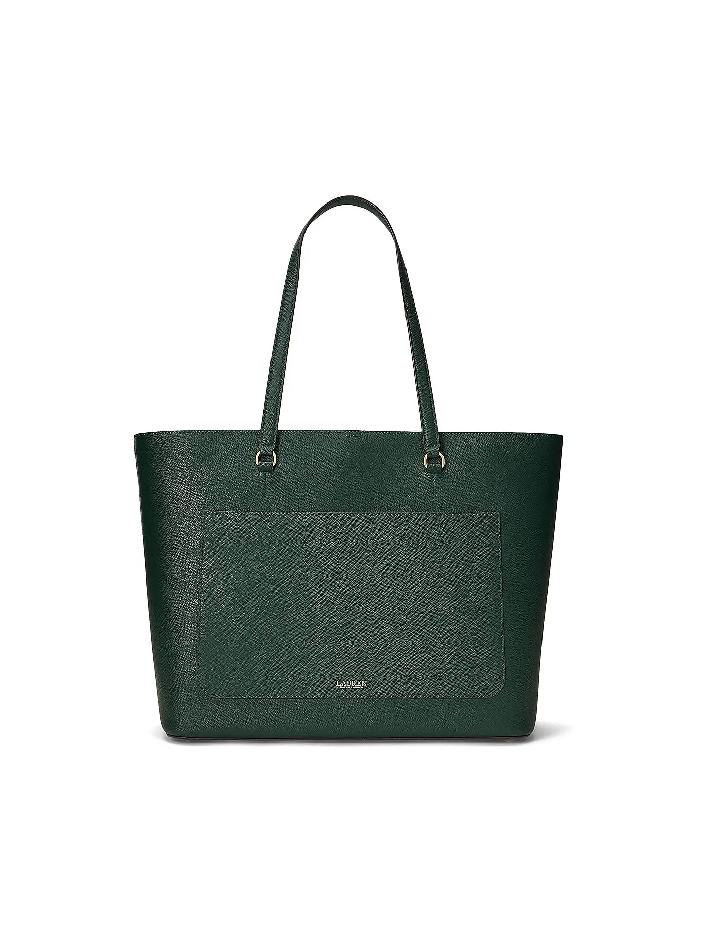 LAUREN RALPH LAUREN | Ledertasche - Shopper KARLY TOTE Large | dunkelgrün